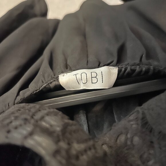 Tobi Cross Back Black Dress - Picture 6 of 8